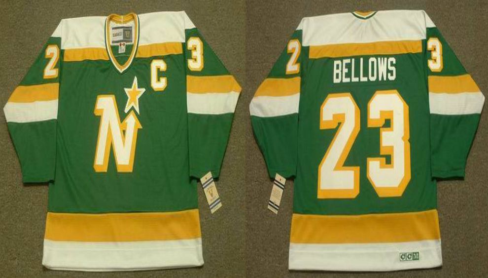 2019 Men Dallas Stars 23 Bellows Green CCM NHL jerseys1